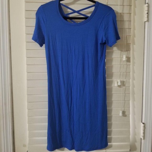 Oliva Rae Small Cross Back T Shirt Dress - Picture 1 of 3